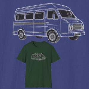 Road Trip Dreamer, Comfy Cotton Van Life Tee, Camper Van Graphic T-Shirt