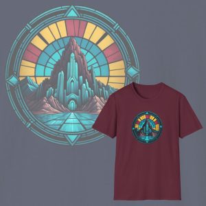 Steel Skies Graphic T-Shirt, Industrial Vibes Cotton Tee