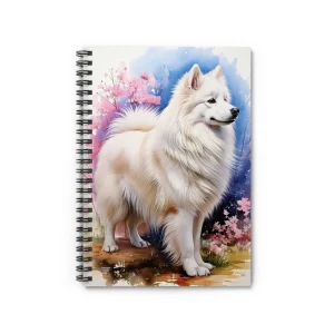 Fluffy Tails Notebook, American Eskimo Journal, Dog Lovers Accessory