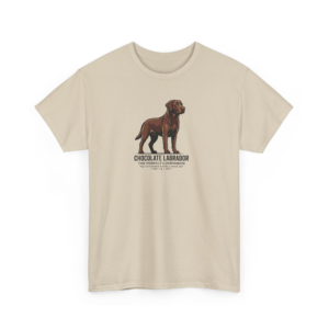 Chocolate Labrador Retriever Classic Cotton Tee - The Perfect Companion Shirt