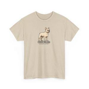 French Bulldog "Beloved Companion" Graphic Tee, Frenchie Lover Gift