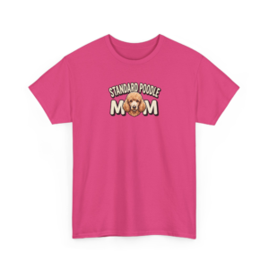 Vintage Apricot Poodle Mom Tee | Dog Mother Graphic T-Shirt