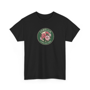 Alabama State Flower Camellia Graphic Tee | Vintage Floral Botanical Shirt