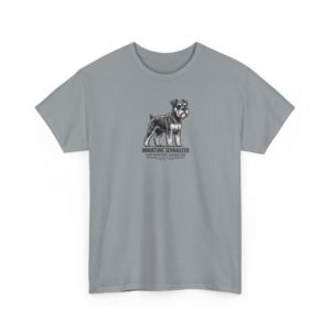 Miniature Schnauzer Spirited Guardian Shirt | Intelligent Dog Graphic Tee