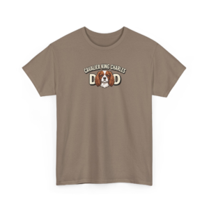 Cavalier King Charles Dad Shirt | Best Dog Dad Ever Graphic T-Shirt