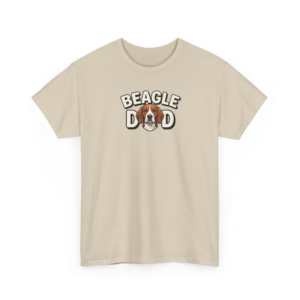 Beagle Dad Graphic Tee - Retro Style Dog Lover Gift for Him