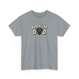 Black Lab Dad Graphic Tee | Funny Labrador Retriever Father's Gift