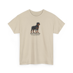 Rottweiler Loyal Protector Graphic Tee, Classic Strength & Stamina Dog Shirt