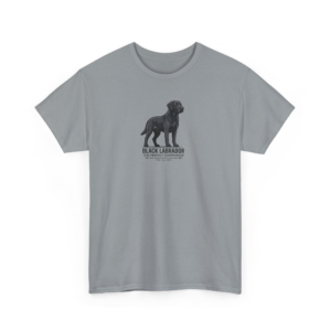 Celebrate Loyalty: The Black Labrador Perfect Companion Graphic Tee, Lab Owners Gift