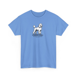 Standard Poodle Elegance Graphic Tee | Intelligent Dog Lover T-Shirt