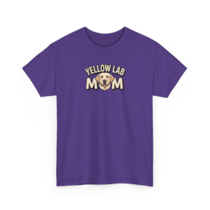 Yellow Lab Mom Graphic Tee | Cute Labrador Retriever Mother's Gift