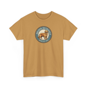 Golden Retriever Heritage Breed Est. 1925 Shirt | Vintage Dog Graphic Tee