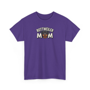 Rottweiler Mom Graphic T-Shirt | Fun Dog Lover Gift for Rottie Parents