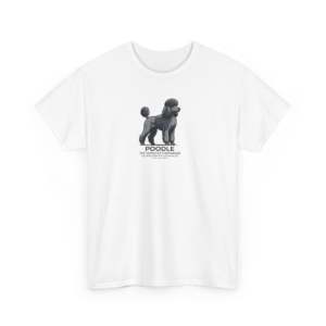 Poodle Versatile Companion Graphic Tee | Smart Dog Breed Cotton T-Shirt