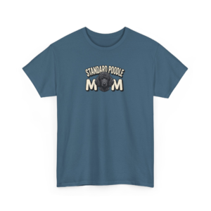Elite Black Standard Poodle Mom Shirt | Cotton Poodle Lovers Apparel