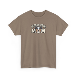 Australian Shepherd Mom Graphic Tee | Cute Dog Lover Gift Cotton Shirt