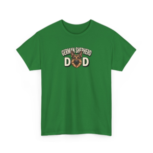 German Shepherd Dad Graphic Tee | Vintage Style Pet Lover Gift for Him