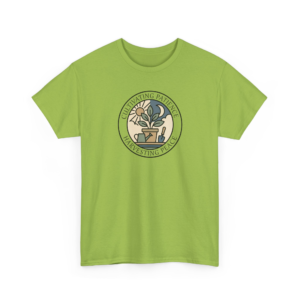 Cultivating Patience Graphic Tee - Minimalist Gardening Gift for Plant Lovers