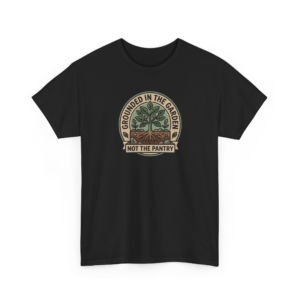 Grounded in the Garden Graphic Tee | Eco-Friendly Nature Lover Gift