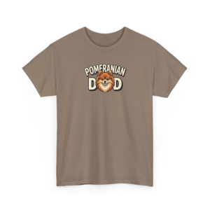 Pomeranian Dad Graphic Tee | Dog Breed Gift for Pom Owners