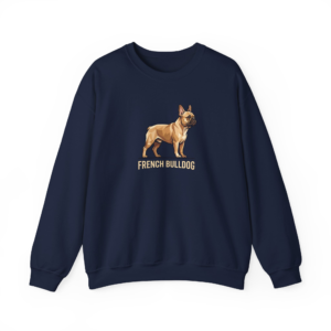 Geometric French Bulldog Crewneck Sweatshirt | Modern Dog Lover Gift