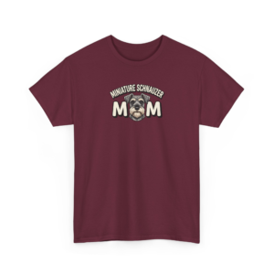 Miniature Schnauzer Mom Graphic Tee | Cute Dog Mama Gift Vintage Style