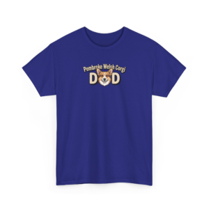 Pembroke Welsh Corgi Dad Graphic Tee | Corgi Lovers Cotton T-Shirt