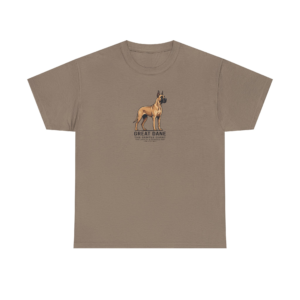 Great Dane Gentle Giant Graphic Tee | Majestic Dog Breed Lover Gift