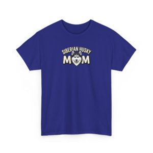 Siberian Husky Mom Graphic Tee - Cute Sled Dog Mother Gift for Her