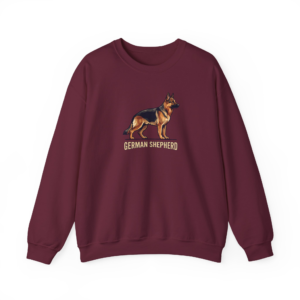 Modern German Shepherd Graphic Sweatshirt | Geometric Dog Breed Crewneck