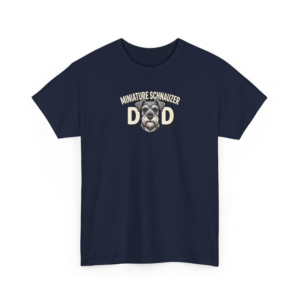 Miniature Schnauzer Dad Graphic Tee | Best Dog Dad Gift Vintage Style