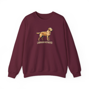 Geometric Labrador Retriever Crewneck | Modern Low Poly Graphic Dog Lover Gift