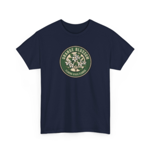 Vintage Florida Orange Blossom Graphic Tee | Retro State Flower Souvenir Gift