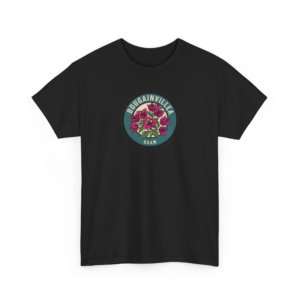Bougainvillea Guam Flower Tee | Vintage Tropical Floral Badge | Island Gift
