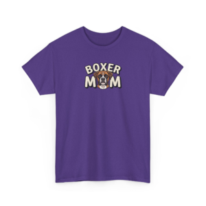 Boxer Mom Dog Graphic Tee | Cute Pet Parent Gift | Fun Boxer Lover Shirt