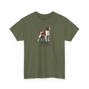 Brittany Spaniel Graphic Tee | Vintage Style Dog Lover Gift
