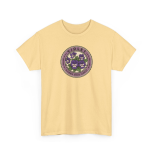 Illinois State Flower Violet Tee | Vintage Botanical Graphic Shirt