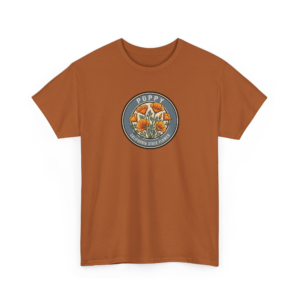 California Poppy State Flower Graphic Tee | Vintage Floral Nature Lover Gift