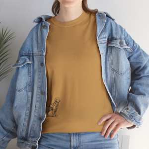 Minimalist Golden Retriever Sketch Tee | Dog Lover Gift | Graphic Shirt