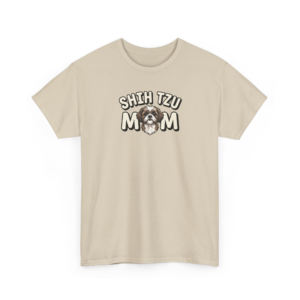 Shih Tzu Mom Graphic Tee - Cute Dog Mother Gift for Small Breed Lovers