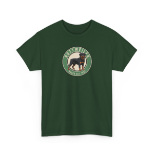 Vintage Rottweiler Breed Est 1931 Graphic Tee | Heritage Dog Lover Gift