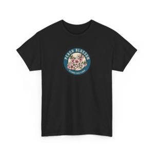 Delaware Peach Blossom State Flower Graphic Tee - Vintage Botanical Gift