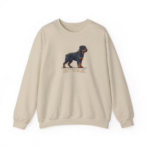 Rottweiler Geometric Graphic Sweatshirt - Minimalist Dog Lover Gift