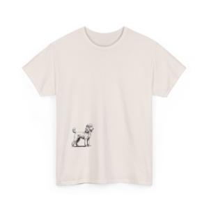 Standard Poodle Graphic Tee | Vintage Woodcut Style Dog Lover Gift Shirt