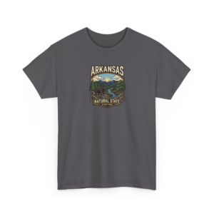 Arkansas Natural State Vintage Graphic Tee | Retro Bear Wilderness Gift