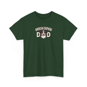 American Shepherd Dad Graphic Tee | Vintage Style Dog Owner Gift