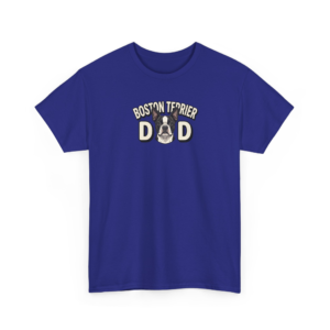 Boston Terrier Dad Graphic Tee | Funny Dog Dad Gift | Vintage Style Pet Shirt