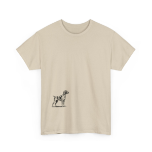 German Shorthaired Pointer Unique Gift | Off-Center Hunting Dog Graphic T-Shirt