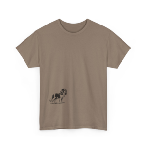 Cavalier King Charles Spaniel Artistic Sketch Tee | Unique Dog Lover Gift