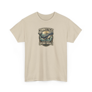 Connecticut Sperm Whale State Animal Tee | Marine Biology Gift
